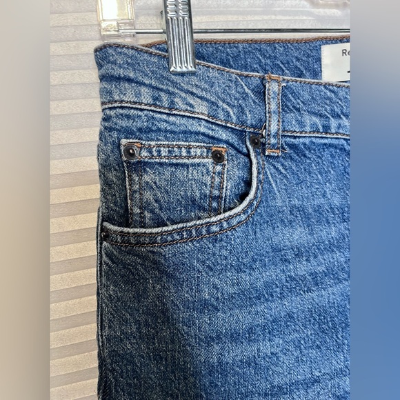 Reformation Serena Jeans Size 26 High Skinny Crop Button Fly Stretch - Picture 5 of 11